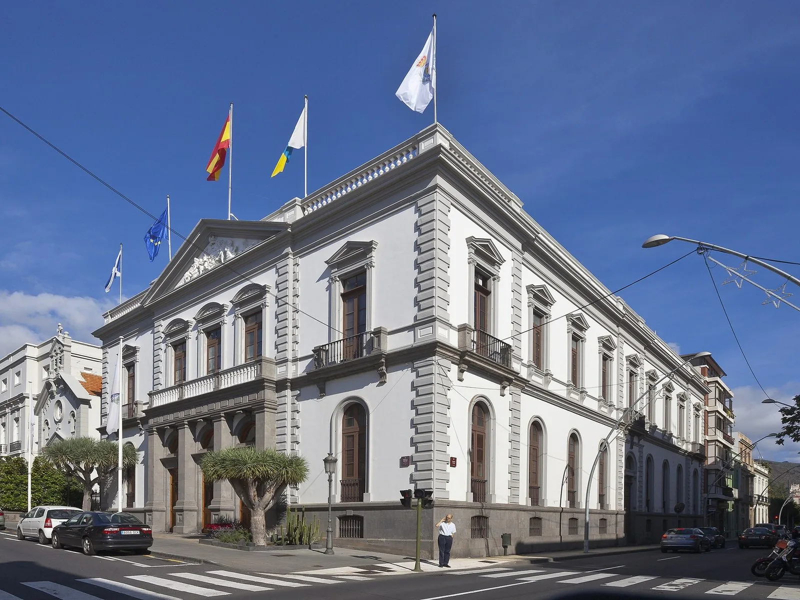 Un edificio storico nel centro di Santa Cruz de Tenerife